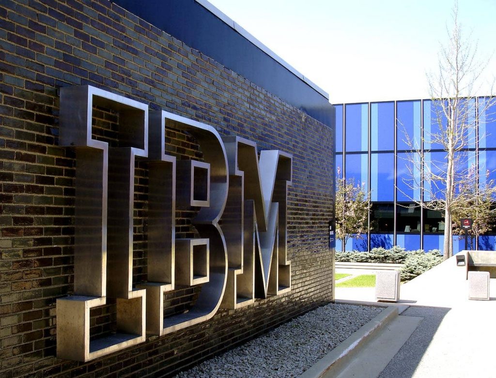 IBM icon wall