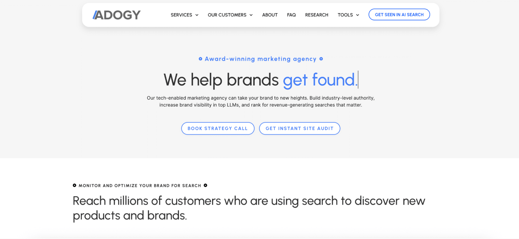 Adogy Generative Engine Optimization agency