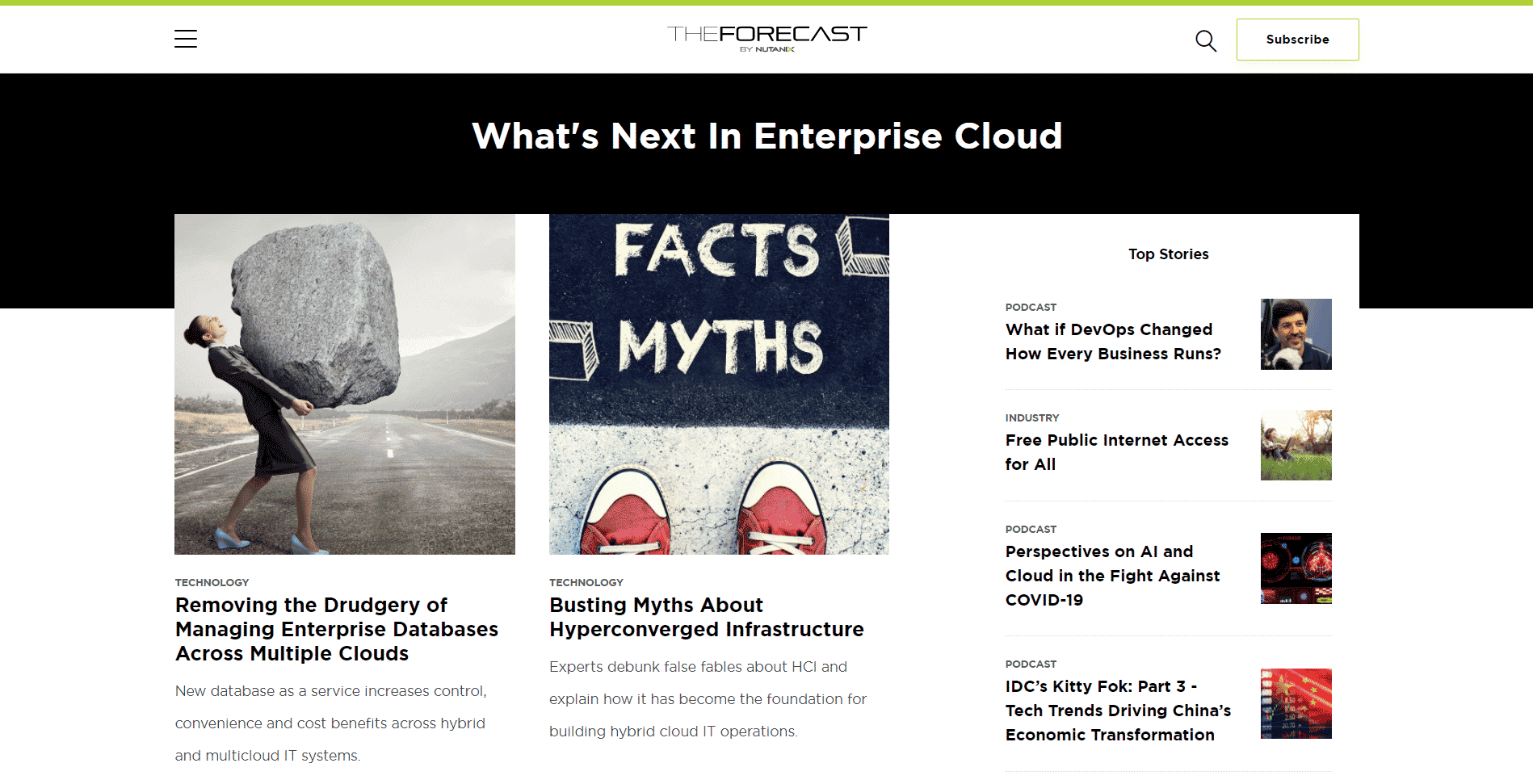 Nutanix The Forecast