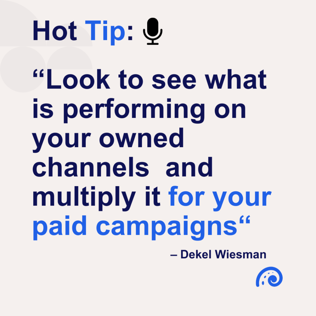 graphic with quote by Dekel Wiesman